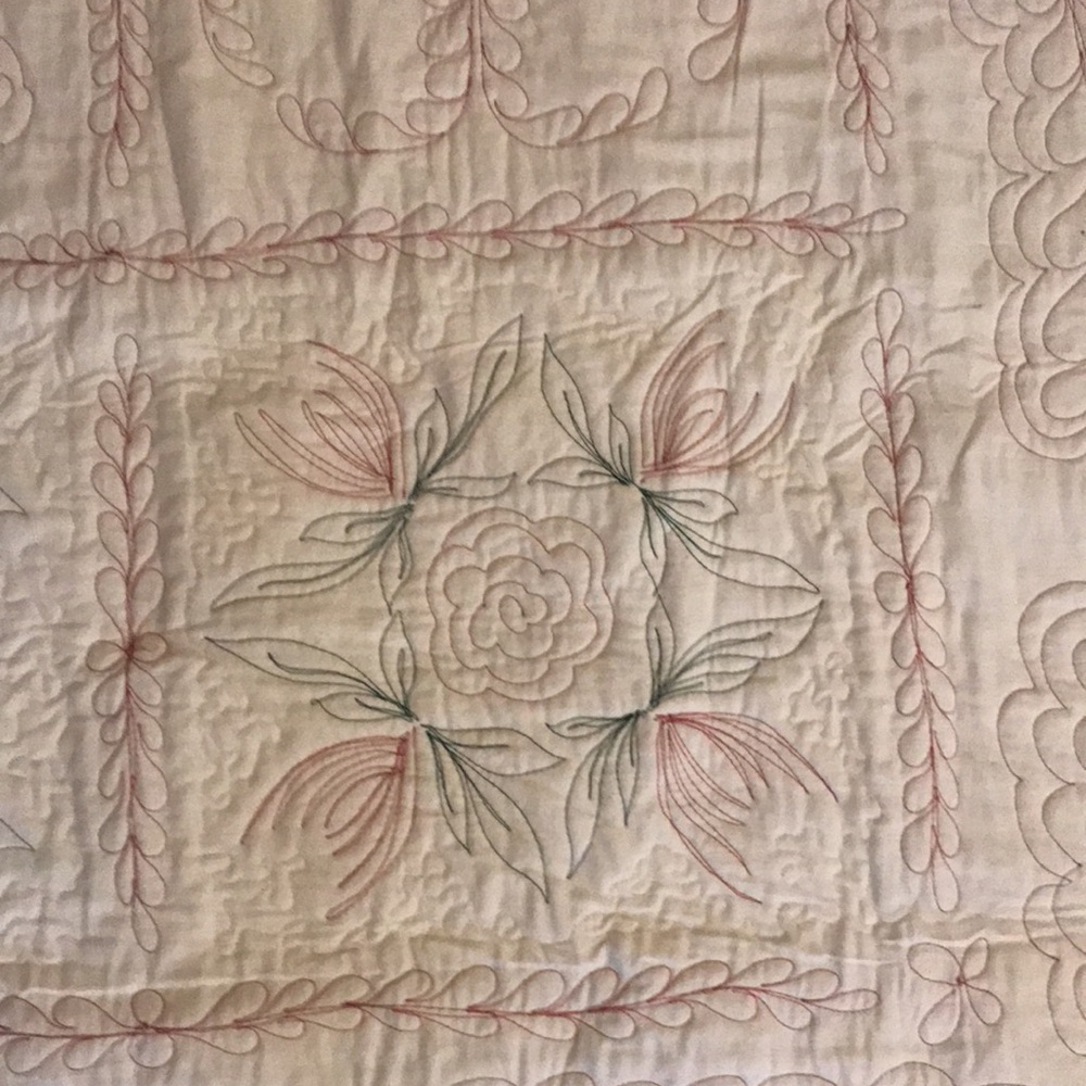 - Beautiful HANDMADE LAP QUILT - Picture 10 of 11